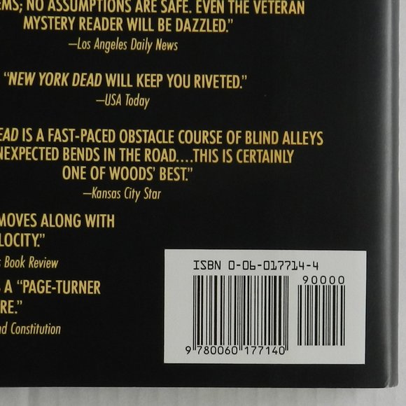 Stuart woods L.A. Times hardcover book novel Harper Collins - Picture 3 of 4